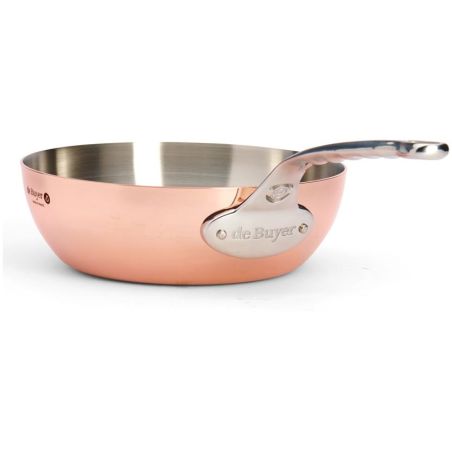 de Buyer PRIMA MATERA Copper & Stainless Steel Sauté Pan | De Buyer | Mimocook