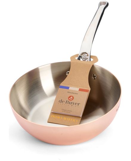 de Buyer PRIMA MATERA Copper & Stainless Steel Sauté Pan | De Buyer | Mimocook