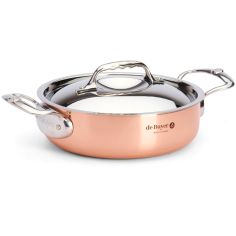 de Buyer PRIMA MATERA Sartén Alta de Cobre e Inox con Tapa