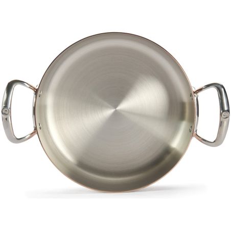 de Buyer PRIMA MATERA Copper & Stainless Steel Sauté Pan with Lid | De Buyer | Mimocook