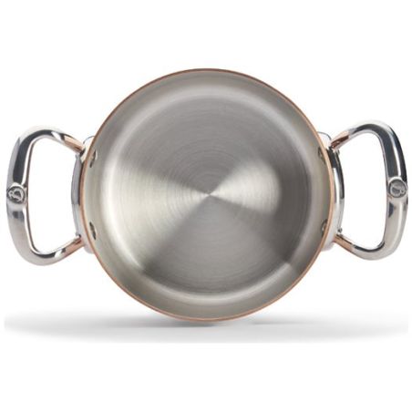 de Buyer PRIMA MATERA Copper & Stainless Steel Stewpan with Lid | De Buyer | Mimocook