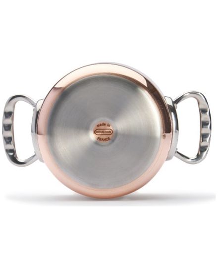 de Buyer PRIMA MATERA Copper & Stainless Steel Stewpan with Lid | De Buyer | Mimocook