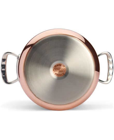 de Buyer PRIMA MATERA Copper & Stainless Steel High Stewpan with Lid | De Buyer | Mimocook