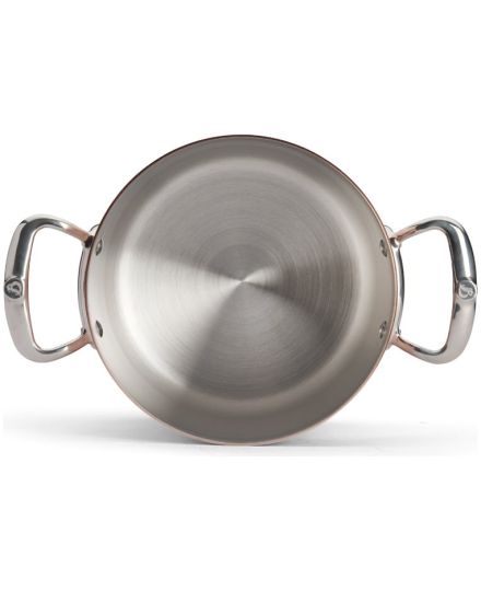 de Buyer PRIMA MATERA Hoher Kochtopf aus Kupfer und Edelstahl mit Deckel | De Buyer | Mimocook