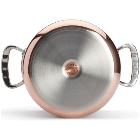 de Buyer PRIMA MATERA Hoher Kochtopf aus Kupfer und Edelstahl mit Deckel | De Buyer | Mimocook