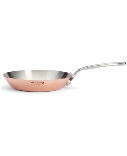 de Buyer PRIMA MATERA Copper & Stainless Steel Fry Pan | De Buyer | Mimocook