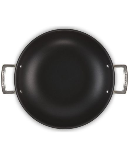 Wok de Acero Inoxidable Classic con revestimiento antiadherente 30cm Le Creuset | Le Creuset | Mimocook