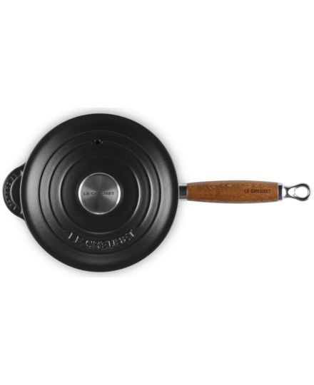 Le Creuset Cazo de Hierro Fundido con Mango de Madera 18 cm | Le Creuset | Mimocook