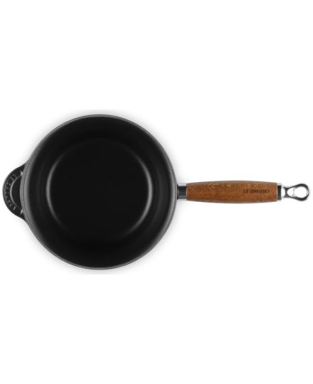 Le Creuset Gusseisen-Stieltopf mit Holzgriff 18 cm | Le Creuset | Mimocook