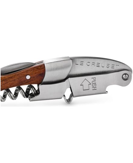 Le Creuset Geschenkset Kellnermesser WT-110 mit Holzgriff & Verschluss GS-190 | Le Creuset | Mimocook