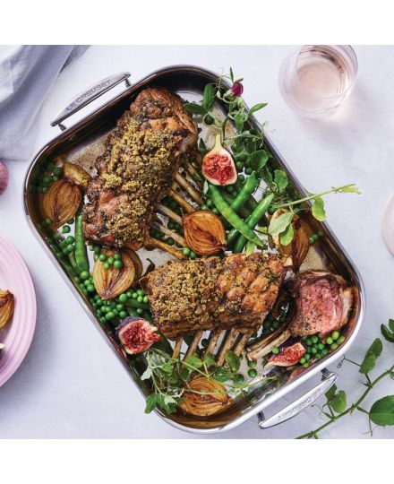 Le Creuset 3-ply Stainless Steel Rectangular Roaster | Le Creuset | Mimocook