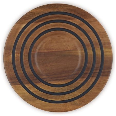 Le Creuset Magnetischer Magnetischer Untersetzer aus Akazienholz | Le Creuset | Mimocook
