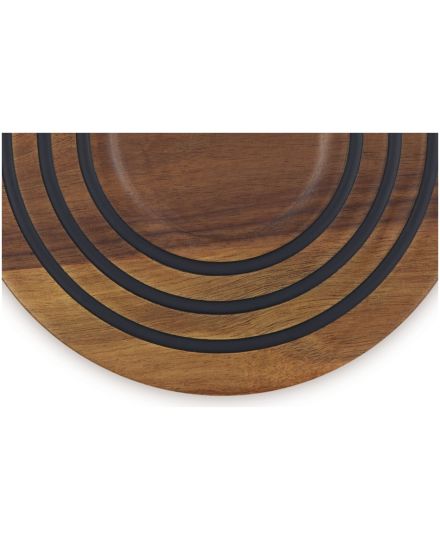 Le Creuset Magnetischer Magnetischer Untersetzer aus Akazienholz | Le Creuset | Mimocook