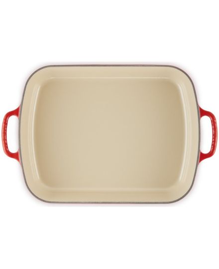 Le Creuset Signature Cast Iron Rectangular Roaster 33cm | Le Creuset | Mimocook