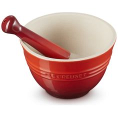 Almofariz de cerâmica 0,3 L com pilão da Le Creuset