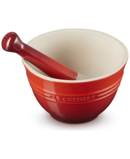 Mortero y pistilo de cerámica de gres Le Creuset | Le Creuset | Mimocook