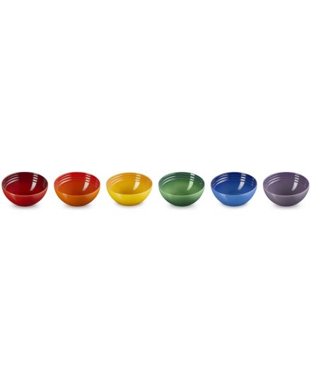Le Creuset Set de 6 Tigelas Arco-Íris em Cerâmica | Le Creuset | Mimocook