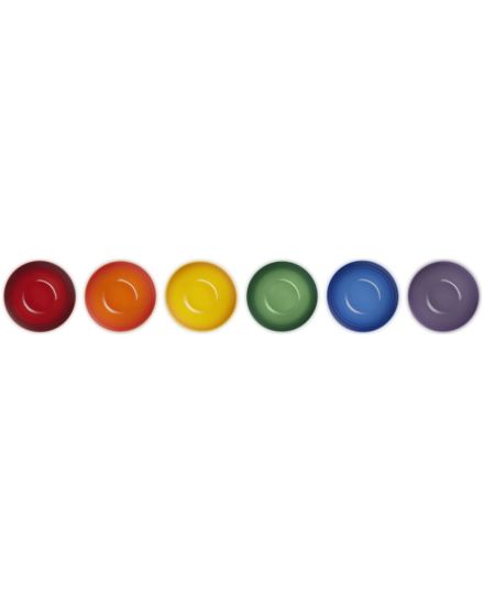 Le Creuset Stoneware Rainbow Set of 6 Snack Bowls | Le Creuset | Mimocook