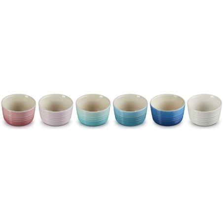 Le Creuset Stoneware Rainbow Set of 6 Mini Ramekins | Le Creuset | Mimocook