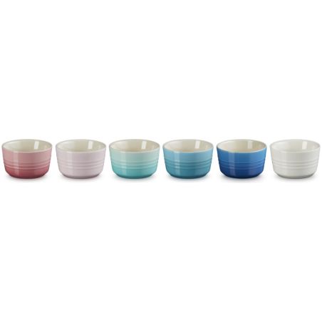 Le Creuset Set de 6 Ramequins Arco-Íris em Cerâmica | Le Creuset | Mimocook