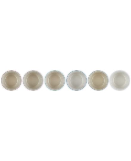 Le Creuset 6er-Set Mini-Ramekins Regenbogen aus Steinzeug | Le Creuset | Mimocook