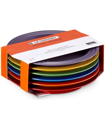 Le Creuset 6er-Set Frühstücksteller Rainbow III aus Steinzeug | Le Creuset | Mimocook
