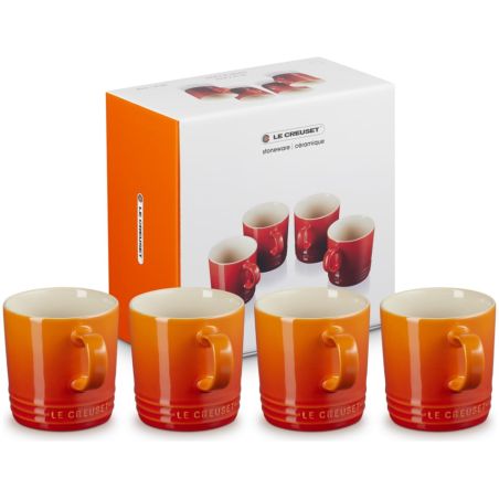 Le Creuset Stoneware Set of 4 Mugs | Le Creuset | Mimocook