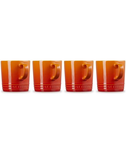 Le Creuset Set de 4 Mugs en Céramique | Le Creuset | Mimocook