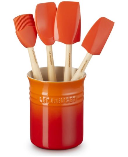 Set Pote utensílios e espátulas Craft em cerâmica de grés Le Creuset | Le Creuset | Mimocook
