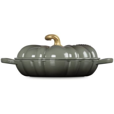 Le Creuset Flacher Bräter Kürbis aus Gusseisen 28 cm | Le Creuset | Mimocook