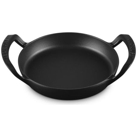 Le Creuset Poêle Skillet Ronde BBQ Outdoor en Fonte Noir Mat 25 cm | Le Creuset | Mimocook