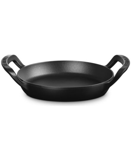 Le Creuset Runde BBQ Outdoor Skillet aus Gusseisen in Mattschwarz 25 cm | Le Creuset | Mimocook