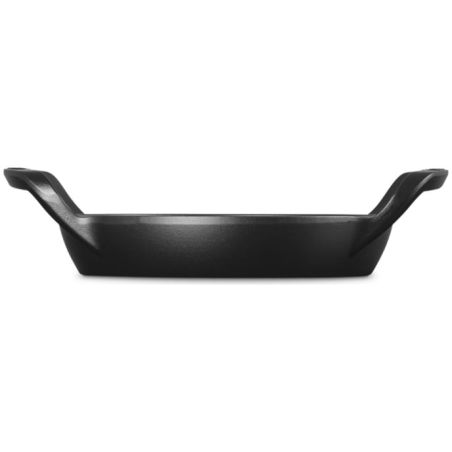 Le Creuset Runde BBQ Outdoor Skillet aus Gusseisen in Mattschwarz 25 cm | Le Creuset | Mimocook