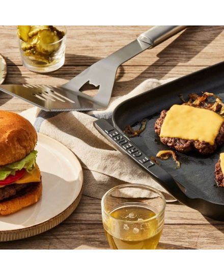 Grillplatte rechteckig BBQ Outdoor aus Gusseisen Le Creuset | Le Creuset | Mimocook
