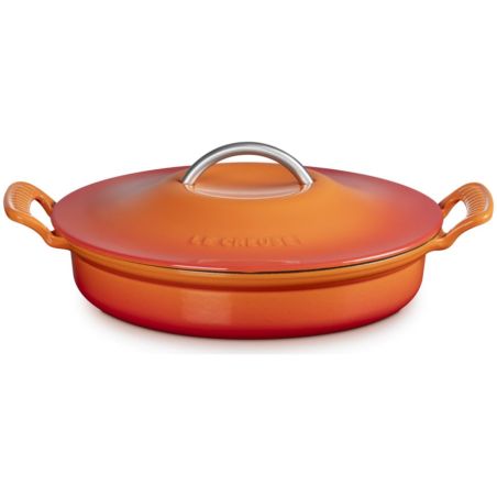 Le Creuset Cast Iron Modern Heritage Shallow Casserole 28cm | Le Creuset | Mimocook