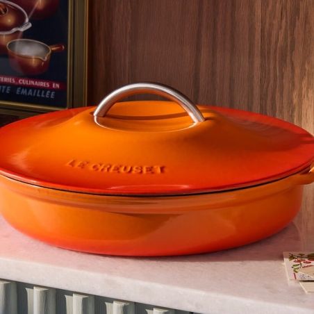 Le Creuset Cast Iron Modern Heritage Shallow Casserole 28cm | Le Creuset | Mimocook