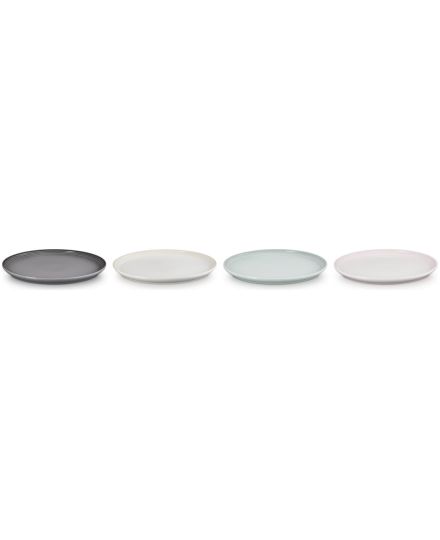 Le Creuset 4er-Set Coupe-Kleine Teller aus Steinzeug 22 cm | Le Creuset | Mimocook