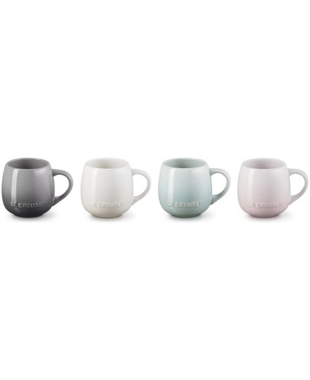 Le Creuset 4er-Set Becher Coupe aus Steinzeug | Le Creuset | Mimocook