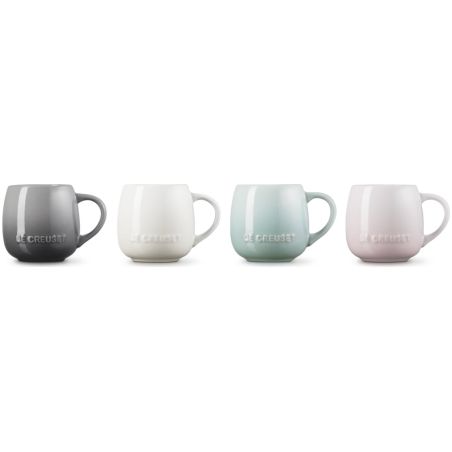 Le Creuset Stoneware Coupe Set of 4 Mugs | Le Creuset | Mimocook