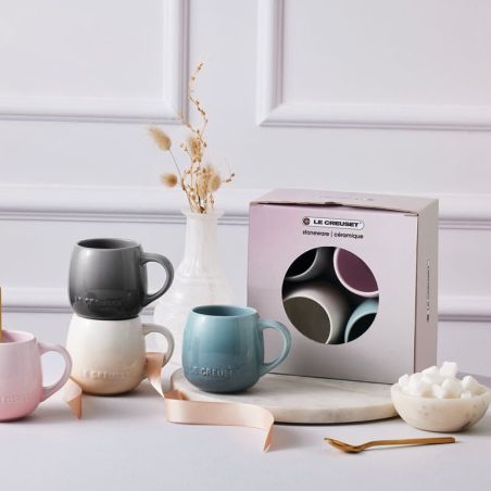 Le Creuset 4er-Set Becher Coupe aus Steinzeug | Le Creuset | Mimocook