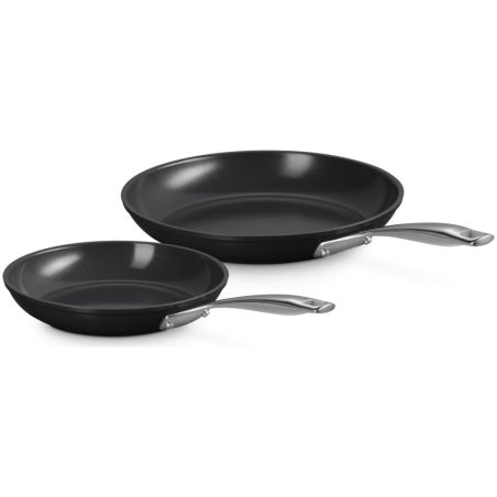 Le Creuset Ceramic Non-Stick Set of 2 Deep Frying Pans 24/28 cm | Le Creuset | Mimocook