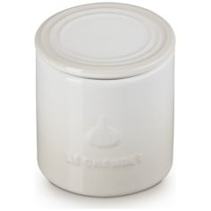 Bote Signature para ajos de cerámica de gres Le Creuset