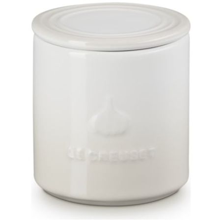 Le Creuset Stoneware Signature Garlic Keeper Meringue | Le Creuset | Mimocook