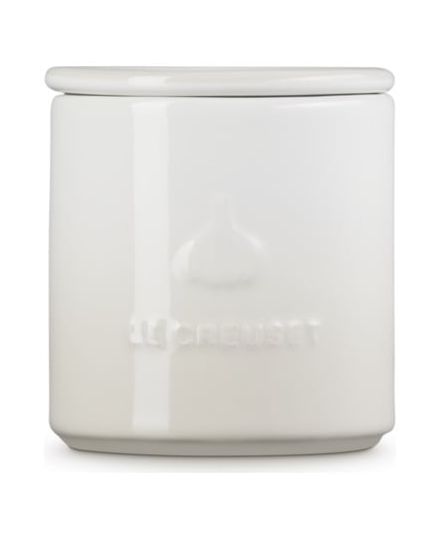 Le Creuset Stoneware Signature Garlic Keeper Meringue | Le Creuset | Mimocook