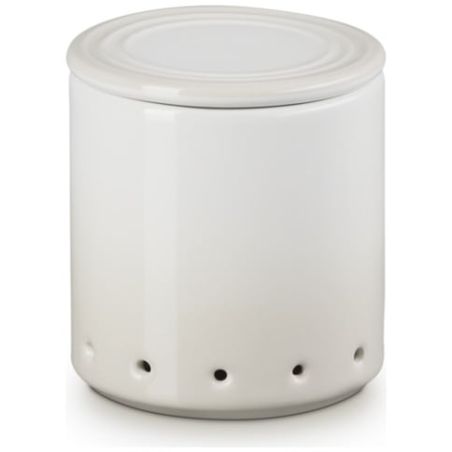Le Creuset Stoneware Signature Garlic Keeper Meringue | Le Creuset | Mimocook
