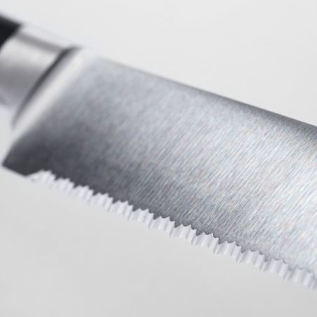 Wüsthof Classic Ikon Black Brotmesser mit Doppelsägeschliff 23 cm | Wusthof | Mimocook