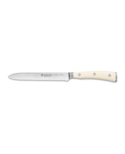 Wüsthof Classic Ikon Crème Faca Utilitária Serrilhada 14 cm | Wusthof | Mimocook