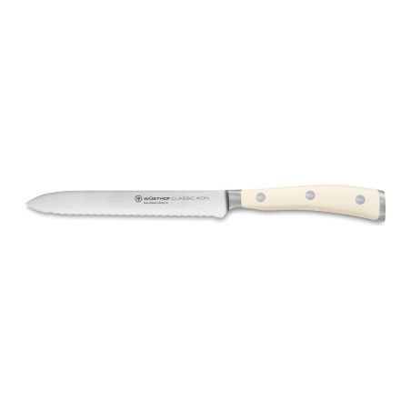 Wüsthof Classic Ikon Crème Faca Utilitária Serrilhada 14 cm | Wusthof | Mimocook