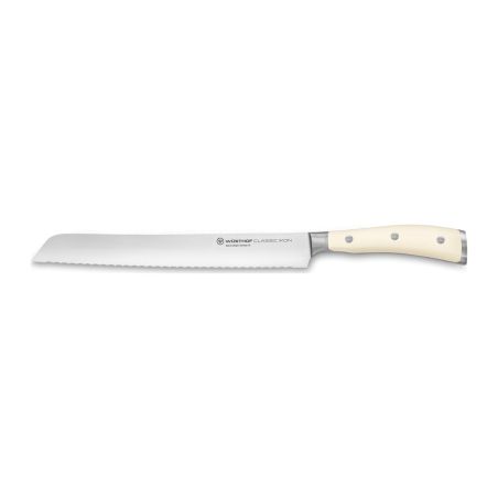 Wüsthof Classic Ikon Crème Faca de Pão de Dupla Serrilha 23 cm | Wusthof | Mimocook