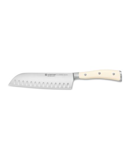 Wüsthof Classic Ikon Crème Santoku alveolado 17 cm | Wusthof | Mimocook